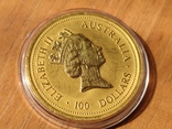 100 долларов Австралия, 1 унция, 1997год Кенгуру, фото №2