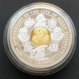 Серебряная монета 130 crowns 2003 года. Остров Мэн. Вес 4 килограмма, фото №7