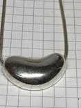 Серебристый кулон на цепочке (д), фото №5