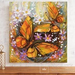Картина акрилом «Метелики» 40х35, фото №2