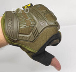 Тактические перчатки Mechanix (Беспалый). - Khaki (pact1-olive), фото №2