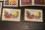  8 марок "З новим роком", 6 не гашені 2 гашені, стан в колекцію, фото №8