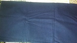 Ткань костюмная (брючная) темно-синяя,  длина 4 м, фото №3