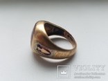 Масонский перстень кольцо  знак Арт Деко, фото №3