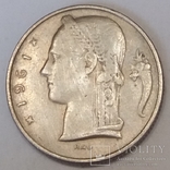 Бельгія 5 франків, 1961, фото №2