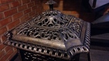 Французская чугунная старинная печь, фото №3