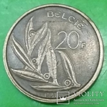 Бельгія 20 франків, 1981, фото №2