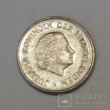 Нідерланди 25 центів, 1971, фото №3