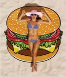 Килимок пляжний у вигляді гамбургеру, фото №2