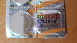 Элемент питания, батарейка Maxell CR2016, numer zdjęcia 2