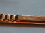 Зажим для галстука(золото 585), фото №6