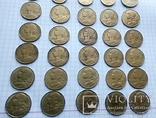 55 монет Франции разных годов выпуска., фото №13