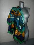 Celine,paris шелковый платок подписной,натуральный шелк, большой 88 см, photo number 2