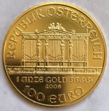 100 евро 2006 год Австрия золото 31,1 грамм 999,9’, фото №2