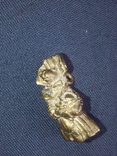 Коллекционная миниатюра Коза с капустой. Бронза. Брелок, фото №5