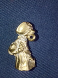 Коллекционная миниатюра Коза с капустой. Бронза. Брелок, фото №6