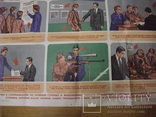 Плакат "Меры безопастности при обращении с оружием" ДОСААФ 1984 г, фото №10