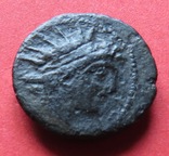 Обол (Ае-20) царя Селевкидов Антиоха VI Эпифана Диониса,144-142 г.г.  до н.э., фото №4