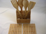 Бамбуковые кухонные наборы, фото №2