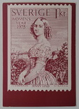 Почтовая открытка Швеции 1975 года, фото №2
