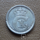 10  эре 1918  Дания серебро  (П.4.2)~, фото №3