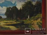 Копия картины Каменева Л.Л. "Вид из окрестности села Поречья". 1867», фото №10