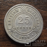 25 центов 1955 Британский Гондурас   (Л.9.1)~, фото №2