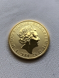 100 фунтов 2018 год Англия «Бык» золото 31,1 грамм 999,9, фото №3