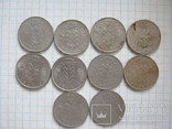 Бельгия 5 франков 10 шт., фото №3