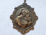 Католический медальон на цепочке., фото №2