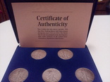 1941–1945 Silver Walking Liberty Half Dollar 5-Coin Set, фото №6