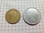Монеты 100 и 200 Лир Италия 1977 и 1979г, фото №3