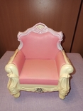 Игрушечная кукольная мебель. Кресло розовое для куклы., фото №2