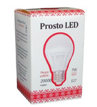 Светодиодная лампа Prosto LED 7W E27 4100К G61 (Шар) в лоте 10 лампочек - 2, фото №2