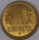 Іспанія 1 песета, 1980, фото №2