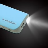 Внешний аккумулятор зарядное устройство павербанк X-Dragon 5000 mAh с фонариком, photo number 3