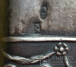 Серебрянная женская сумка -клатч, фото №4