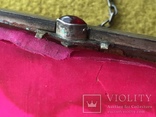 Серебрянная женская сумка -клатч, фото №9