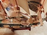 Деревянная модель парусного корабля, фото №4
