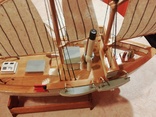 Модель деревянного парусного корабля, фото №2