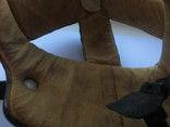 Защитный мягкий кожаный шлем для ребёнка, фото №5