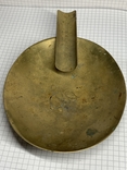 Винтажная бронзовая пепельница для сигар клеймо и надпись, фото №2