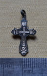 Крестик серебро 84 ( 0,52 г.), фото №3