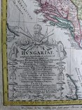 Карта Венгрии из атласа Хомана XVIII век., фото №4