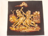 Батик картина на х\б ткани, буддийский сюжет, Сугрива и Субали Индуистский эпос, фото №2