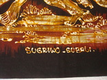 Батик картина на х\б ткани, буддийский сюжет, Сугрива и Субали Индуистский эпос, фото №3