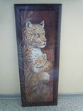 Картина Леопарды 98*38 см, фото №3