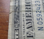 1 доллар 1957 года (N0592), фото №4