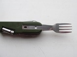 Нож многофункциональный(+ ложка,вилка,фонарик), фото №10