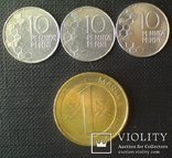 Финляндия подборка 1 марка + 10 пенни, фото №4